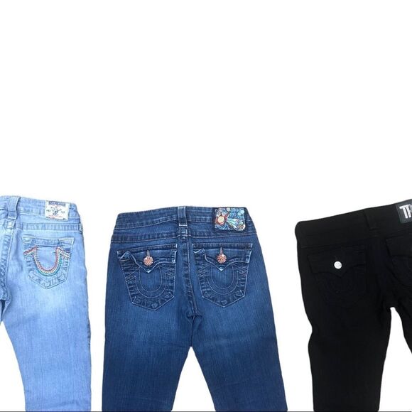 Lot of 3 True Religion Jeans Size 25 - Picture 3 of 4